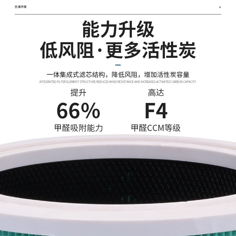 适配小米空气净化器2/2S/3/zPro 家用过滤网复合活性炭除甲醛滤芯