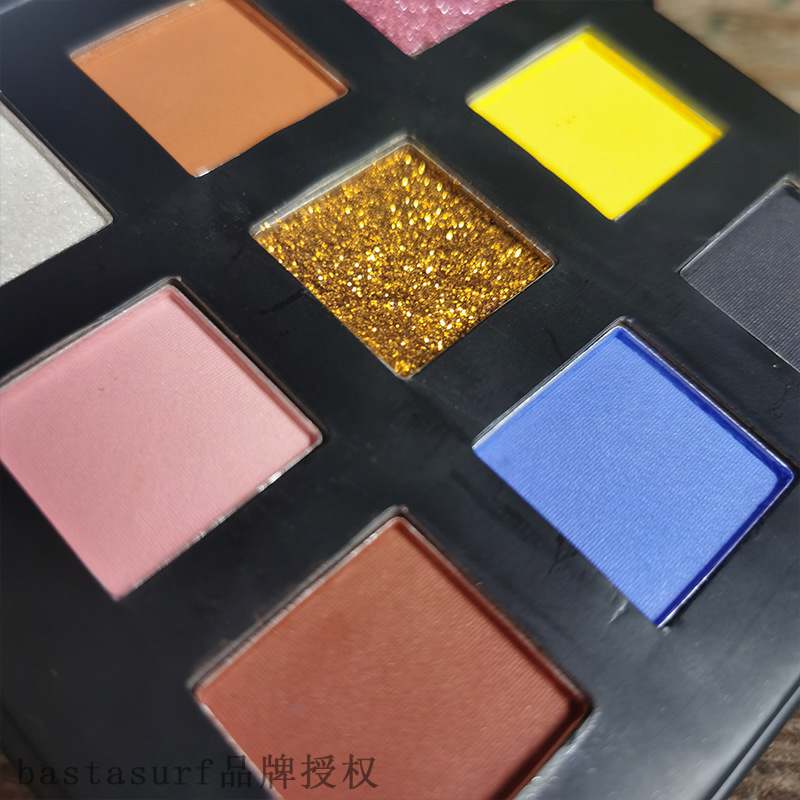 极速Neutral without logo9 color eye shadow beads matte onion