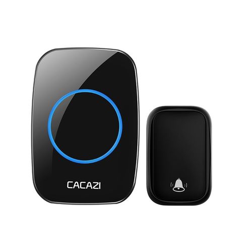 无线门铃家用遥控远距离自发电不用电池交流二拖四呼叫Y器防水门