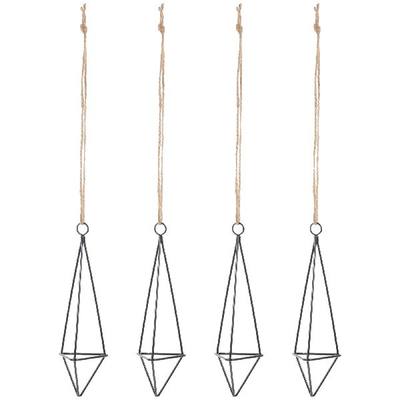 厂家4 Pcs Air Vasen Garden Airplant Hanger Holder Metal Hang