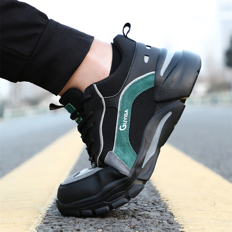 推荐Staleneus Men Work Safety Shoes Steel Toe Work Sneakers