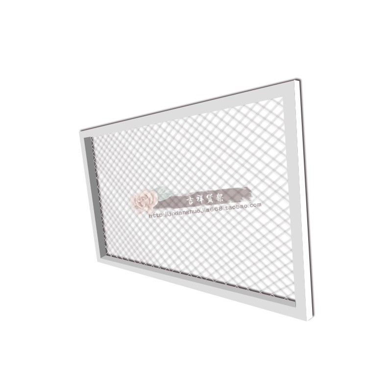 定做菱形网格网片装饰隔断墙镂空吊顶铁丝网铁艺壁挂式餐厅铁格网