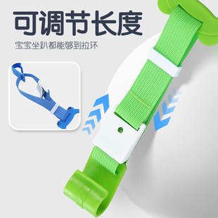 宝宝学站立拉环围栏儿童学步手拉环玩具婴幼儿床围栏配件锻炼臂力