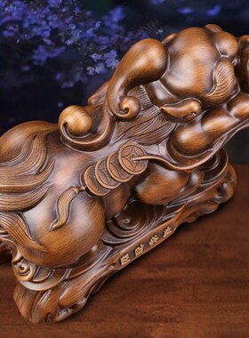 中式树脂貔貅开镇驱办公室宅邪客厅家装过光饰品招财摆件开业厂家