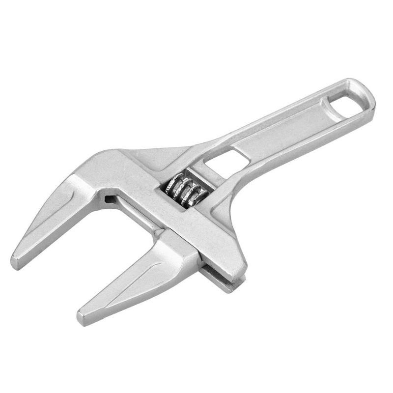 1pcs Adjustable Snap Grip Wrench Aluminum Alloy Short Shank