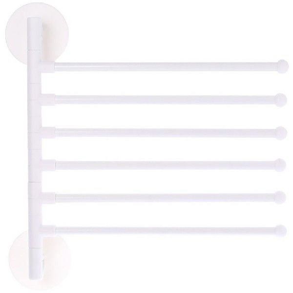 1pc Towel Rackk Rotating Bath Rail Hanger Undefined Towel-封面