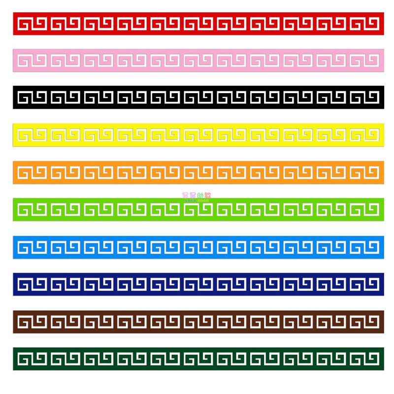 幼儿园教室中国风主题墙布置古典青花瓷花边环创装黑板报边框墙贴