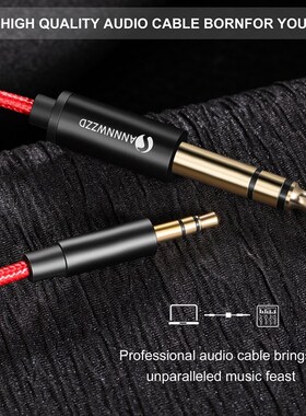 Guitar Cable 3.5mm to 6.35mm Adapter Aux Cable For Cellphone