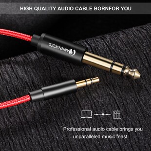 Guitar Cable 3.5mm to 6.35mm Adapter Aux Cable For Cellphone