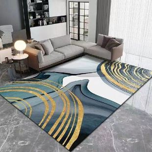 极速Luxury Art Living Size Room Abstract Large Rug Geometric