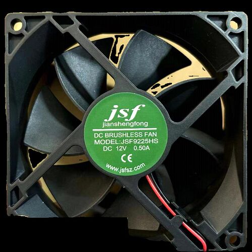 JSF9225HS 12V 0.40A 9025 9CM 干衣机 烘干机散热风扇90*90*25MM