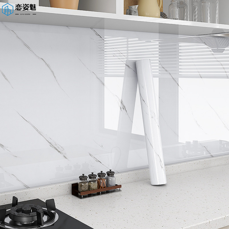 厨房贴纸防水防油自粘墙纸防火耐高温灶台墙面橱柜防潮大理石贴纸,家居饰品,软装墙贴,淘宝优惠券,粉丝福利购,淘宝优惠卷