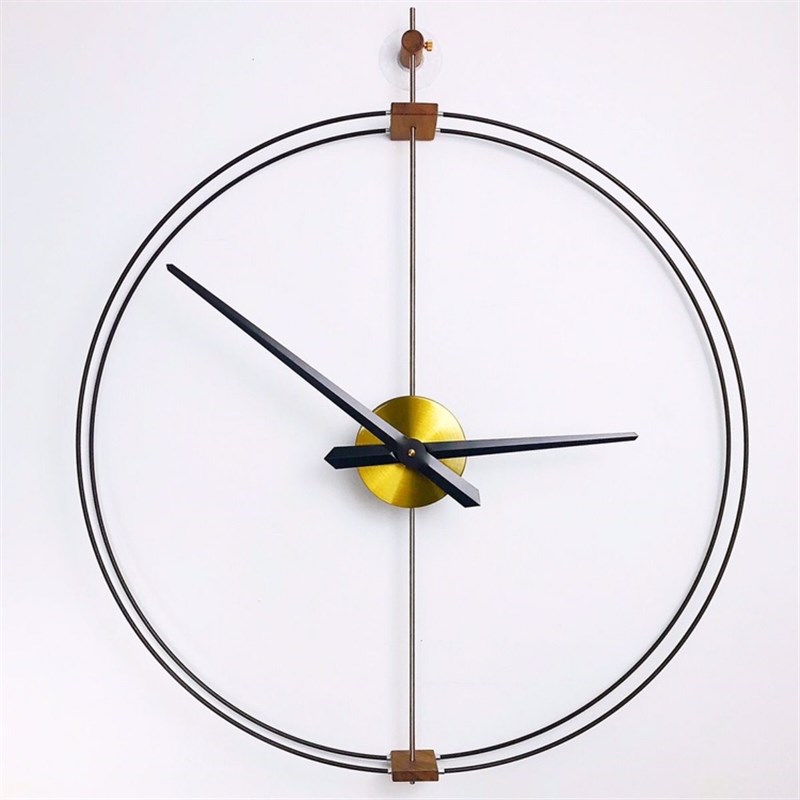 免打孔极简约现代大钟北欧装饰客厅餐厅玄关轻奢创意大指针挂钟表