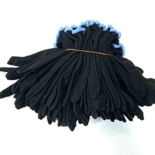 2021包a邮黑白灰尼龙13针劳保手套尼龙手套坯作业手套薄款 贴手工