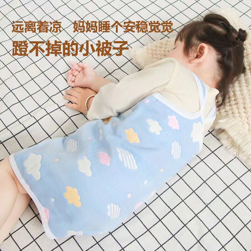 现货宝宝睡袋睡裙儿童睡觉神器婴儿护肚围防M踢被子防着凉春夏季