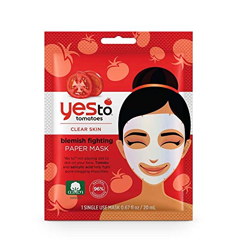 速发Yes To Tomatoes Acne-Fighting Paper Mask Gently Exfolia