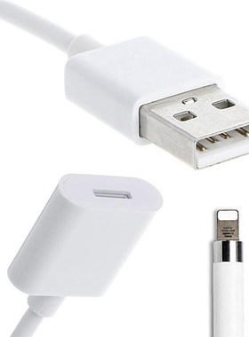 USB Charging Adapter Cable Connector for Apple Pencil Male
