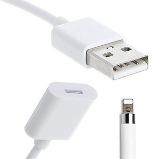 USB Charging Adapter Cable Connector for Apple Pencil Male