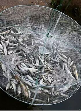 热销鱼虾网捉新品捕麦穗鱼虾黄鳝泥鳅龙虾笼子网小鱼渔网捞神器只