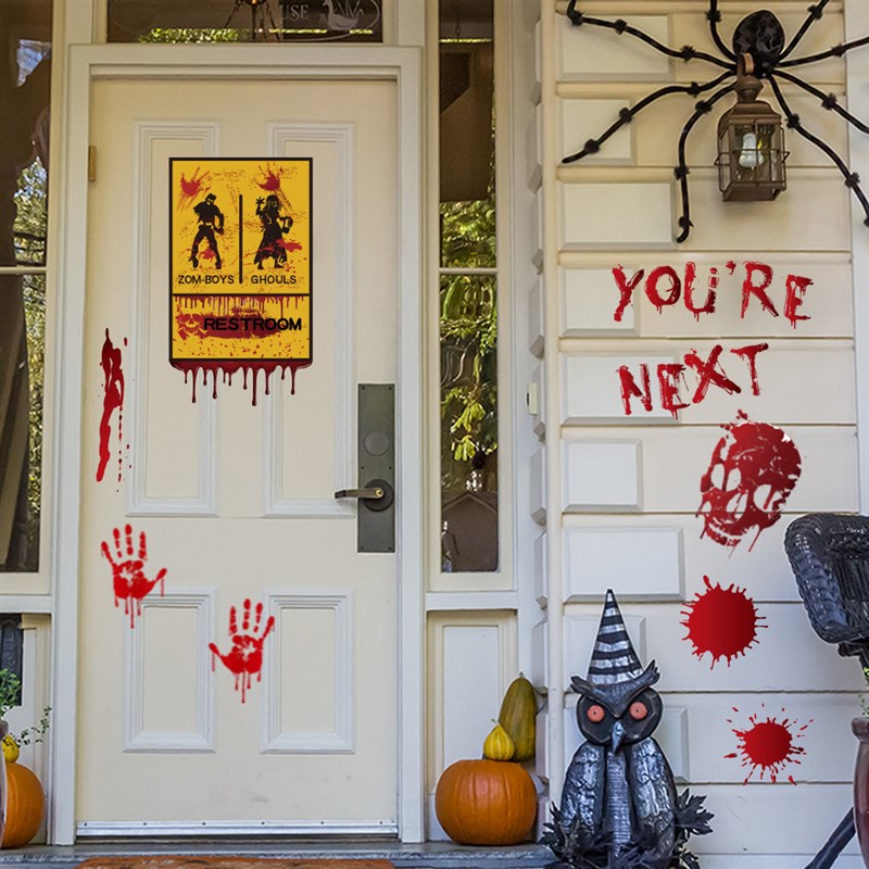 极速Halloween Decoration DIY Footprint Blood Wall Stickers B 节庆用品/礼品 节日装扮用品 原图主图