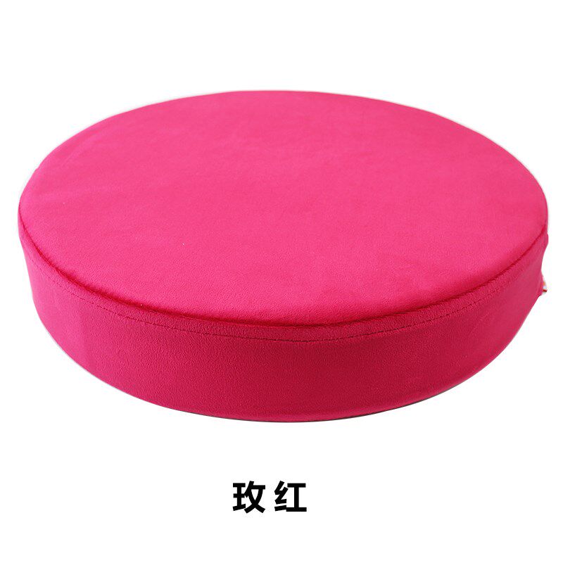 82N天鹅绒藤椅坐垫圆形坐垫圆垫子屁垫海绵垫蒲团垫冬Z季丝绒座椅