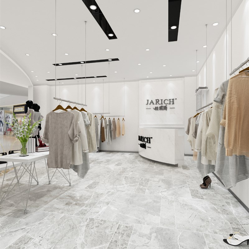 男女服装店挂衣杆j悬挂式悬吊式天花板吊杆不锈钢展示架衣架货架