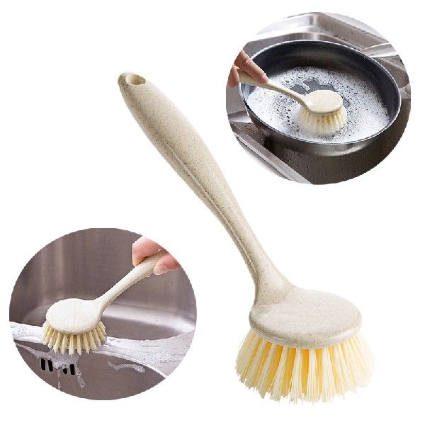 极速Kitchen Dishwashing Brush Household Washing Pot Brush Si