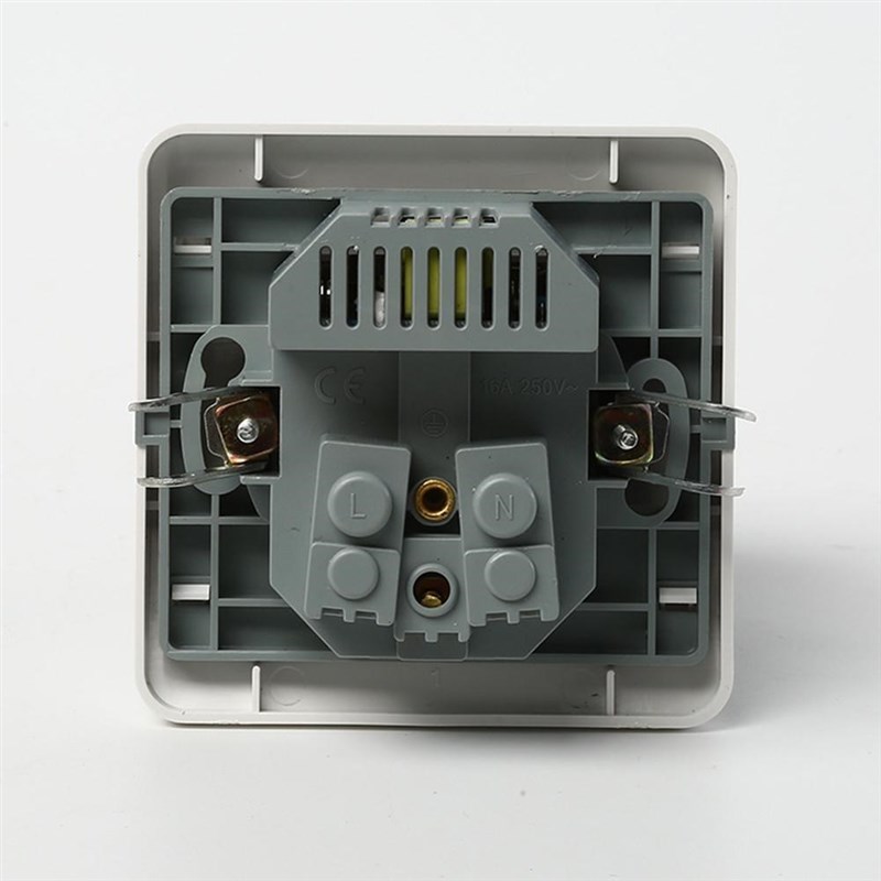 1pc/2pcs EU Plug Five Holes Electric Socket 10A Charging Pan