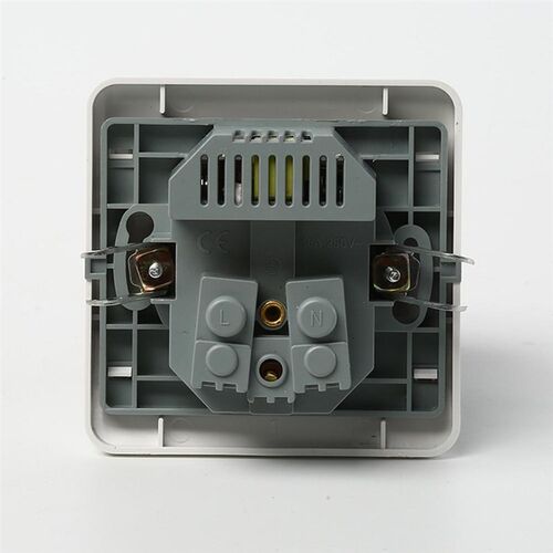 1pc/2pcs EU Plug Five Holes Electric Socket 10A Charging Pan