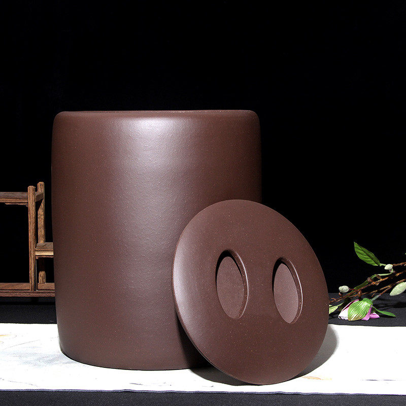 宜兴紫砂茶叶罐大号普洱茶缸手工原矿家用特大码密封存储茶桶陶罐,餐饮具,茶叶罐,淘宝优惠券,粉丝福利购,淘宝优惠卷