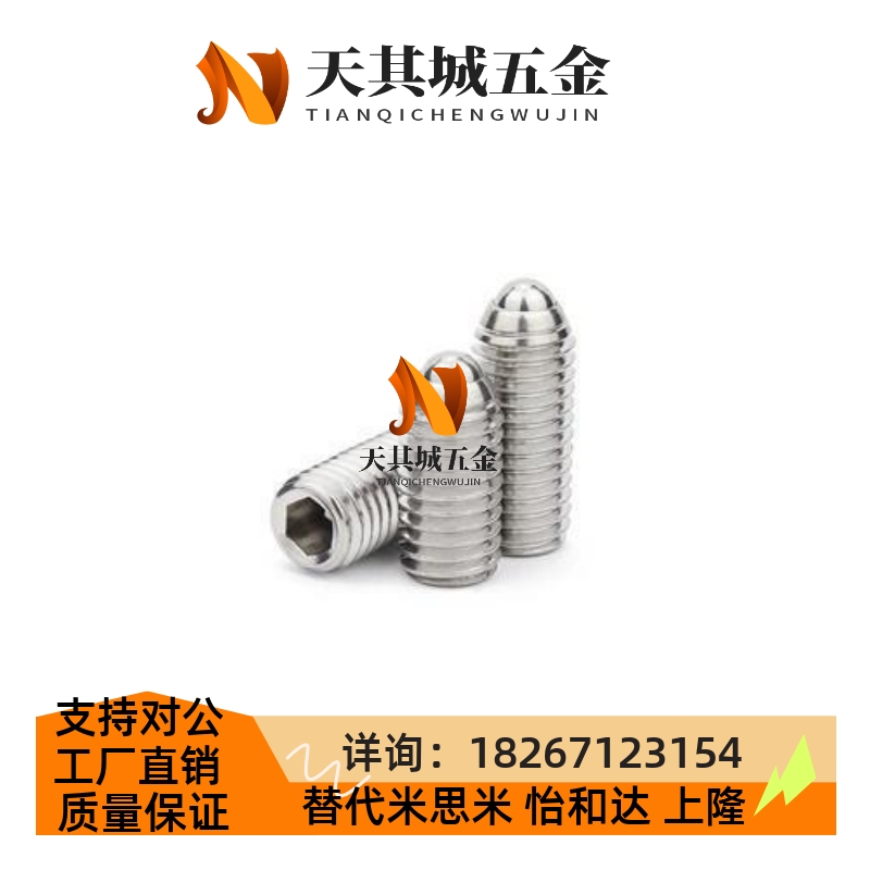 替代替代(滚动型)球头柱塞BPRM6 8 10 12 16 滚轮弹簧波珠螺丝 Z