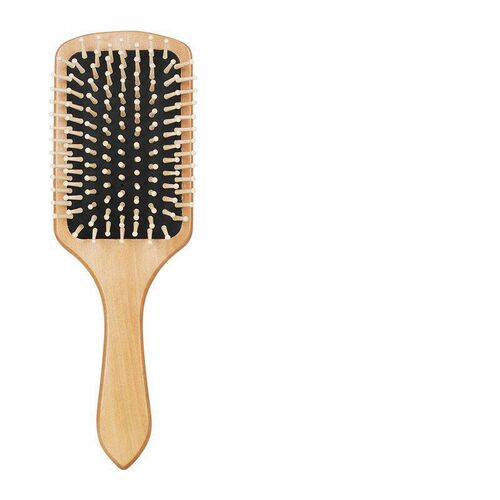 Massage Comb Hair-Care-Brush Wooden Antistatic 2-Color Spa P