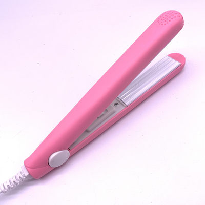 速发A mini hair iron pink corrugated plate electric curling