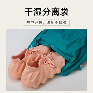 户外超轻背包折叠旅游双肩包女2024新款时尚轻便登山包轻薄皮肤包