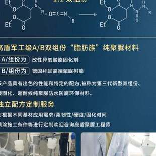 天冬纯聚脲屋面防水隔热涂料D房王楼顶补漏顶腐缝防裂材