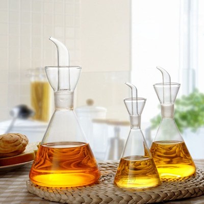 Glass olive oil bottle leak-proof dripping oil edible soy sa