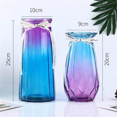 极速Vase furnishing articles flower arranging transparent gl