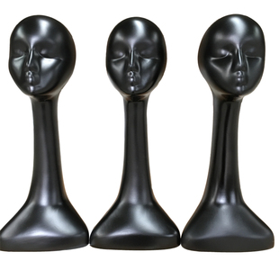 假发帽子饰品抽象艺术展示模型头道具 彩色头模 假人头女款 模特头