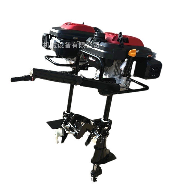 船尾水下螺旋桨 小型船用推进器 四冲程9马力船挂机