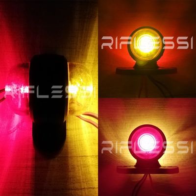 2 x 12V 24V Truck Trailer Lights LED Side Marker Position La