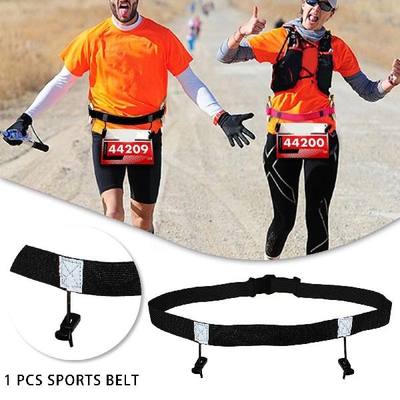 25cm Night Running Reflective Tape Triathlon Number Belt