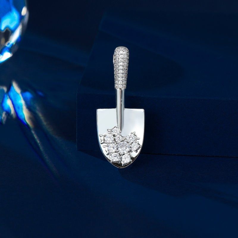 小众创意设计感西装外套配饰开衫防走光别针男女通用金铲子小胸针,饰品/流行首饰/时尚饰品新,胸针,淘宝优惠券,粉丝福利购,淘宝优惠卷