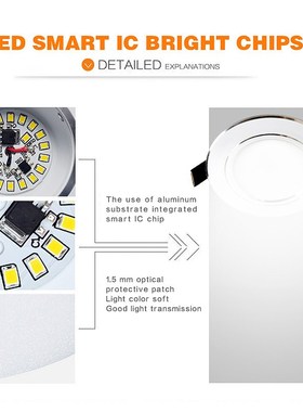 Led Downlight 3W 5W 7W 9W 12W 15W 18W 220V 110V LED Ceiling