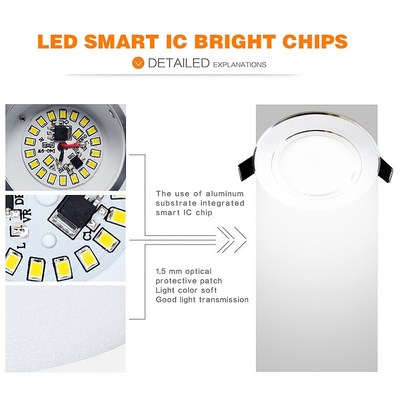 Led Downlight 3W 5W 7W 9W 12W 15W 18W 220V 110V LED Ceiling