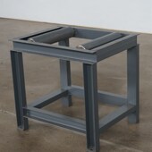 金属带锯床送料架滚筒料架电动送料架4028推车料架滚W筒托辊架配