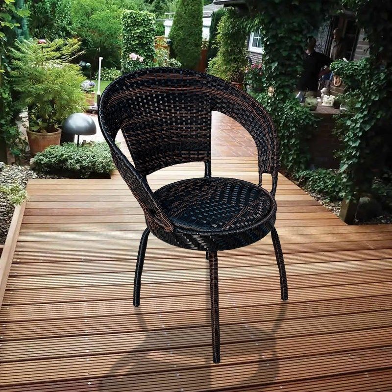 庭院转椅旋转藤编靠背椅加大单人家用户外编藤椅编织椅子阳台卧室,住宅家具,阳台椅,淘宝优惠券,粉丝福利购,淘宝优惠卷