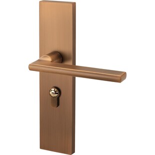 复古中式卧室门锁磁吸静音锁具古铜色室内门锁一体锁房门木门把手