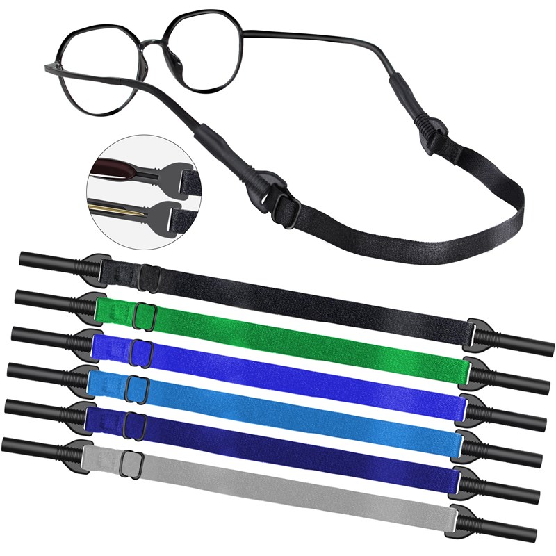 运动眼镜绳链松紧可调节硅胶户外防滑防脱落固定眼镜配件儿童成人