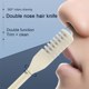 Nose Storage Hair Rem Waterproof 网红en with Box Double Head