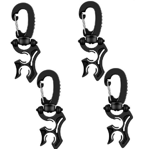 速发Hot 4 Pcs Scuba Diving Double Hose Holder Clip Scuba Div